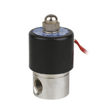 Válvula de agua de 220V AC solenoide válvula/2WB-08 acero inoxidable agua válvula eléctrica solenoide